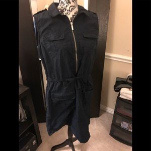 Navy cargo dress